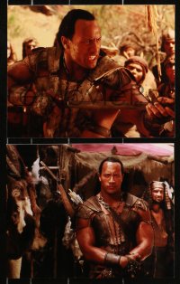 1x060 SCORPION KING 7 color 8x10 stills 2002 The Rock is a warrior, legend, king, images of top cast!