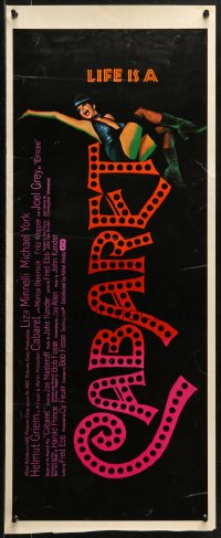 1y053 CABARET insert 1972 Liza Minnelli in Nazi Germany, directed by Bob Fosse, Joseph Caroff art!