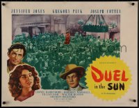 2c011 DUEL IN THE SUN 1/2sh 1947 Jennifer Jones, Gregory Peck & Cotten in King Vidor epic, rare!