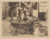 2c217 KID LC 1921 Charlie Chaplin by baby carriage threatened by old lady, six reels of joy!