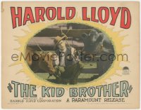 2c180 KID BROTHER TC 1927 great image of sheriff Harold Lloyd with cows, ultra rare!
