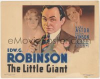 2c183 LITTLE GIANT TC 1933 Sinclair art of Edward G. Robinson between Mary Astor & Vinson, rare!