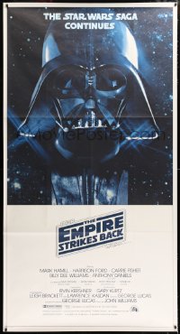 2d178 EMPIRE STRIKES BACK 3sh 1980 Darth Vader helmet and mask in space, George Lucas classic!