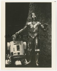 2d414 STAR WARS HOLIDAY SPECIAL 7.25x9 still 1978 image of droids R2-D2 and C-3PO, ultra-rare!