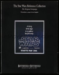 2d449 BUTTERFIELD & BUTTERFIELD THE STAR WARS REFERENCE COLLECTION 11/15/99 auction catalog 1999