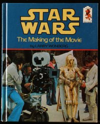 2d165 STAR WARS hardcover book 1980 George Lucas classic, Larry Weinberg - The Making of the Movie!