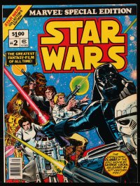 2d174 STAR WARS #2 comic book 1977 Marvel Special Edition, great color artwork!