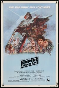 2d187 EMPIRE STRIKES BACK style B NSS style 1sh 1980 George Lucas classic, art by Tom Jung!