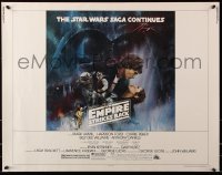2d213 EMPIRE STRIKES BACK 1/2sh 1980 classic Gone With The Wind style art by Roger Kastel!