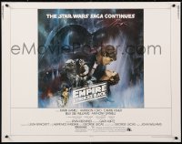 2d214 EMPIRE STRIKES BACK int'l 1/2sh 1980 classic Gone With The Wind style art by Kastel!