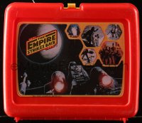 2d242 EMPIRE STRIKES BACK lunchbox 1981 Lucas classic, great images and includes cool thermos!