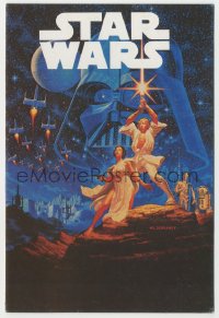 2d147 STAR WARS Ken Films Super-8 display card 1977 George Lucas epic, Greg & Tim Hildebrandt art!