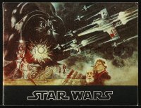 2d103 STAR WARS English souvenir program book 1977 color images from Lucas classic, Jung, rare!