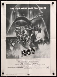 2d237 EMPIRE STRIKES BACK ad slick 1980 classic Gone With The Wind style art by Kastel!