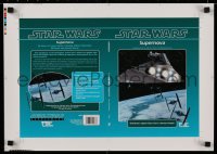 2d443 STAR WARS printer's test 15x21 special poster 1993 Supernova, role playing game supplement!