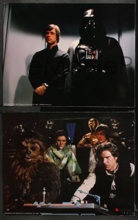 2d335 RETURN OF THE JEDI 8 color 11x14 stills 1983 Darth Vader, Luke, complete set without slugs!