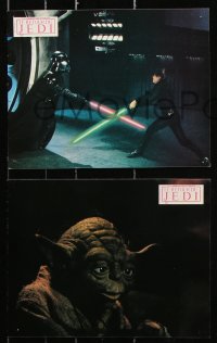 2d389 RETURN OF THE JEDI 14 French LCs 1983 Luke, Leia, Han, Chewbacca, Darth Vader, Lando!