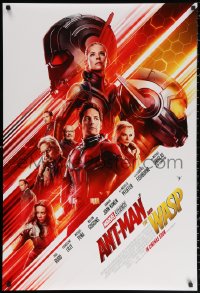 2g446 ANT-MAN & THE WASP int'l advance DS 1sh 2018 Marvel, Rudd/Lilly in title roles!