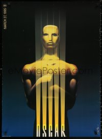 2g321 67th ANNUAL ACADEMY AWARDS 26x36 special poster 1995 cool artwork of Oscar statuette by Saul Bass!
