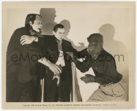 2h043 ABBOTT & COSTELLO MEET FRANKENSTEIN 8.25x10 still 1948 best image of Lugosi, Chaney & Strange!