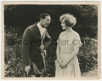 2h049 ADAM & EVA 8x10 key book still 1923 pretty young Marion Davies smiling at guy with monocle!