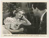 2h060 ALICE ADAMS 8x10.25 still 1935 c/u of Katharine Hepburn on porch swing by Fred MacMurray!