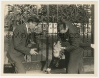 2h069 AMERICAN MADNESS 8x10.25 still 1932 Walter Huston photographs O'Brien choking Cummings!