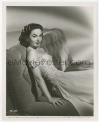2h078 ANN BLYTH 8.25x10 still 1952 wonderful Universal studio portrait in strapless lace dress!