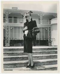 2h080 ANN MILLER 8.25x10 still 1946 modeling her favorite black wool two-piece suit by Cronenweth!