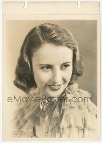 2h102 BARBARA STANWYCK 8x11 key book still 1930s youthful portrait of the beautiful leading lady!