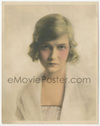 2h012 DOROTHY GISH color deluxe 7.5x9.5 still 1920s great head & shoulders portrait by Witzel!