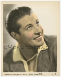 2h024 LOVE IS NEWS color 8x10 still 1937 smiling head & shoulders portrait of young Don Ameche!