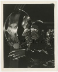 2h638 MASK OF FU MANCHU 8x10 still 1932 wonderful image of Asian Boris Karloff distorted in mirror!