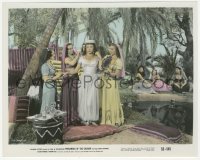 2h029 PRISONERS OF THE CASBAH color 8x10 still 1953 Gloria Grahame & beautiful maidens at oasis!