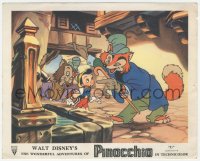 2h027 PINOCCHIO color English FOH LC R1954 Disney, he's with fast talking J. Worthington Foulfellow!
