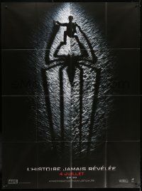 2k425 AMAZING SPIDER-MAN teaser French 1p 2012 cool image of Andrew Garfield with spider shadow!