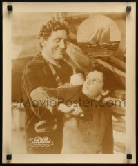 2k054 CAPTAINS COURAGEOUS jumbo LC 1937 Spencer Tracy carrying little fish Freddie Bartholomew!