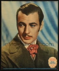 2k063 PETER IBBETSON jumbo LC 1935 head & shoulders portrait of Gary Cooper with pencil mustache!