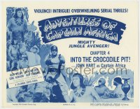 2m004 ADVENTURES OF CAPTAIN AFRICA chapter 4 TC 1955 mighty jungle avenger Into the Crocodile Pit!
