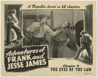 2m263 ADVENTURES OF FRANK & JESSE JAMES chapter 9 LC 1948 Clayton Moore fighting, Eyes of the Law!
