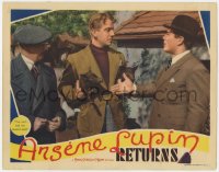2m278 ARSENE LUPIN RETURNS LC 1938 Pendleton wants to shake Melvyn Douglas' hand, but they're full!