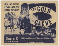 2m018 BLACK ARROW chapter 10 TC 1944 Columbia serial, Indians battle renegades for The Gold Cache!