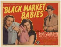 2m020 BLACK MARKET BABIES TC 1946 Ralph Morgan, sleazy women sell their infants for cash!