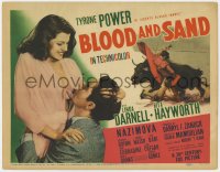 2m023 BLOOD & SAND TC 1941 art of matador by Ruano-Llopis + Tyrone Power & Rita Hayworth!