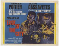 2m066 EDGE OF THE CITY int'l TC R1960s Martin Ritt directed, John Cassavetes, Sidney Poitier