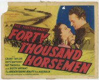 2m075 FORTY THOUSAND HORSEMEN TC 1941 Australian World War I movie, same story told in Gallipoli!