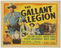 2m078 GALLANT LEGION TC 1948 cowboy Wild Bill Elliott, Lorna Gray, Joseph Schildkraut