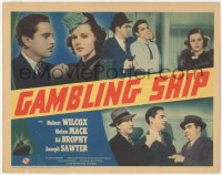 2m079 GAMBLING SHIP TC 1938 Robert Wilcox, Helen Mack, Edward Brophy, crime on a cruise, rare!