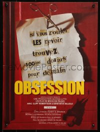 2p080 OBSESSION French 16x21 1977 Brian De Palma, Genevieve Bujold, Cliff Robertson