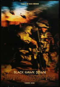 2r125 BLACK HAWK DOWN advance DS 1sh 2001 Ridley Scott, leave no man behind!